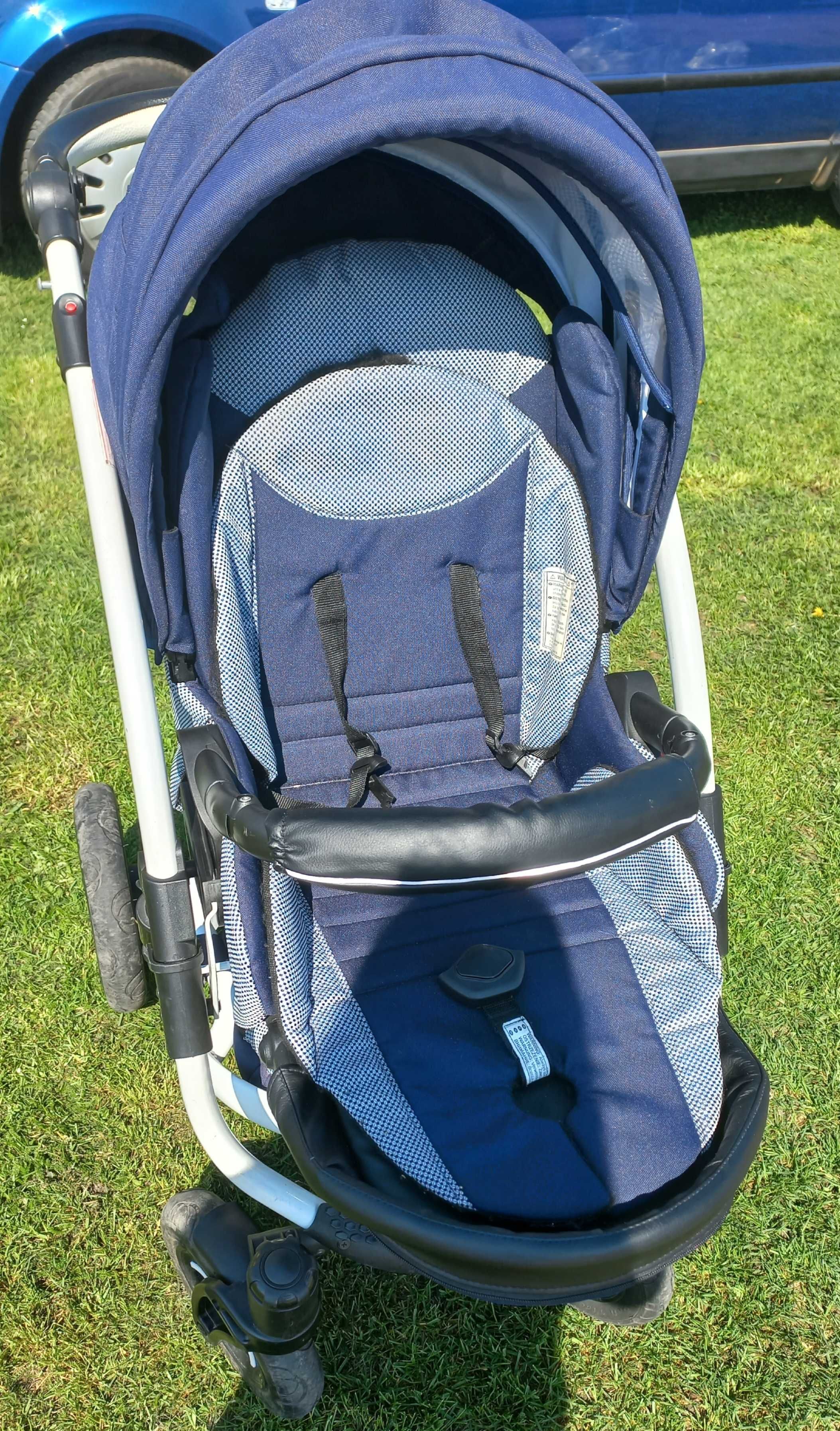 Wózek Baby Active Shell 3w1 + baza isofix