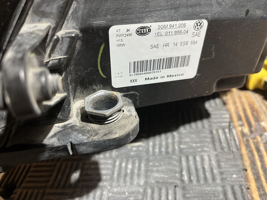 Golf 7 фара америка