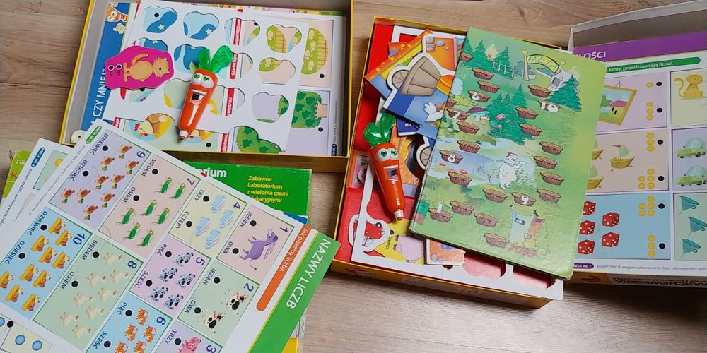 Gra Edukacyjna quiz mówiący długopis marchewka