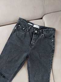 szare jeansy mango xs