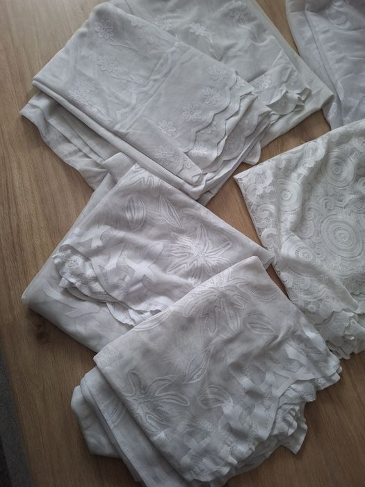 Firanki 7 szt używane  oddam za darmo