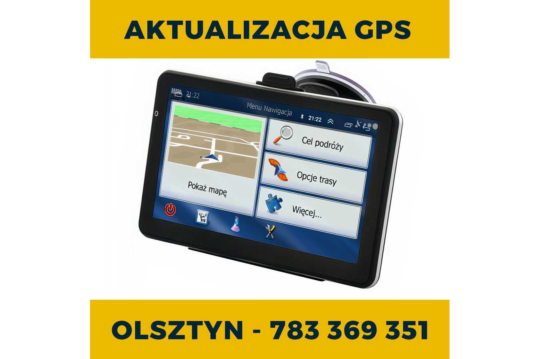 Aktualizacja nawigacji GPS w Olsztynie. Wgrywanie map TIR - Igo Primo