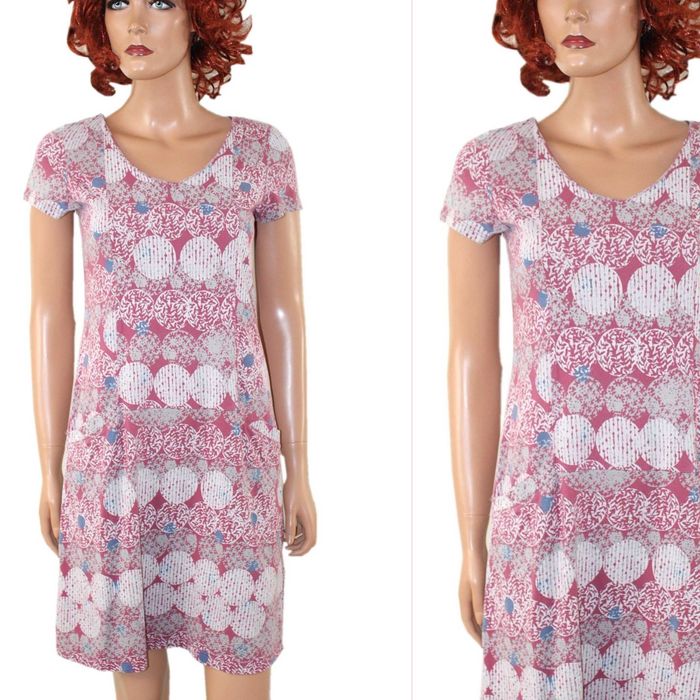 m2 White Stuff bawełniana wzorzysta sukienka na lato S/M 36/38