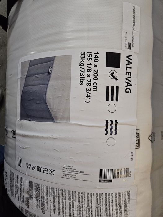 Colchão Ikea VALEVÅG 140x200