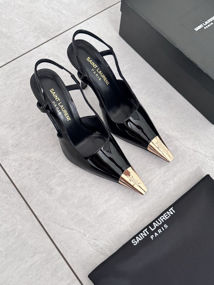 Szpilki Skora naturalna 37 Zestaw Saint Laurent