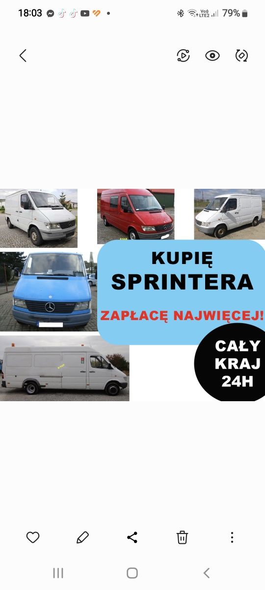 Skup aut Toyota Mercedes Corolla Hilux Avensis Sprinter Kaczka  C-kl