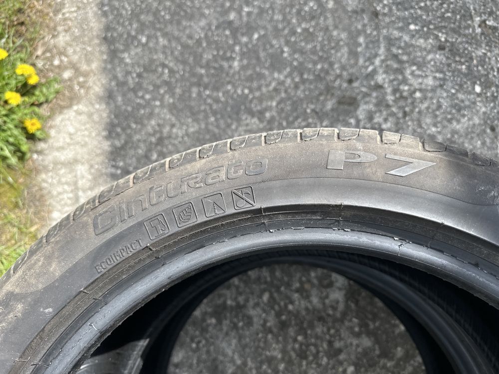 Opony letnie Pirelli P7  205/50R17 5mm 2015rok