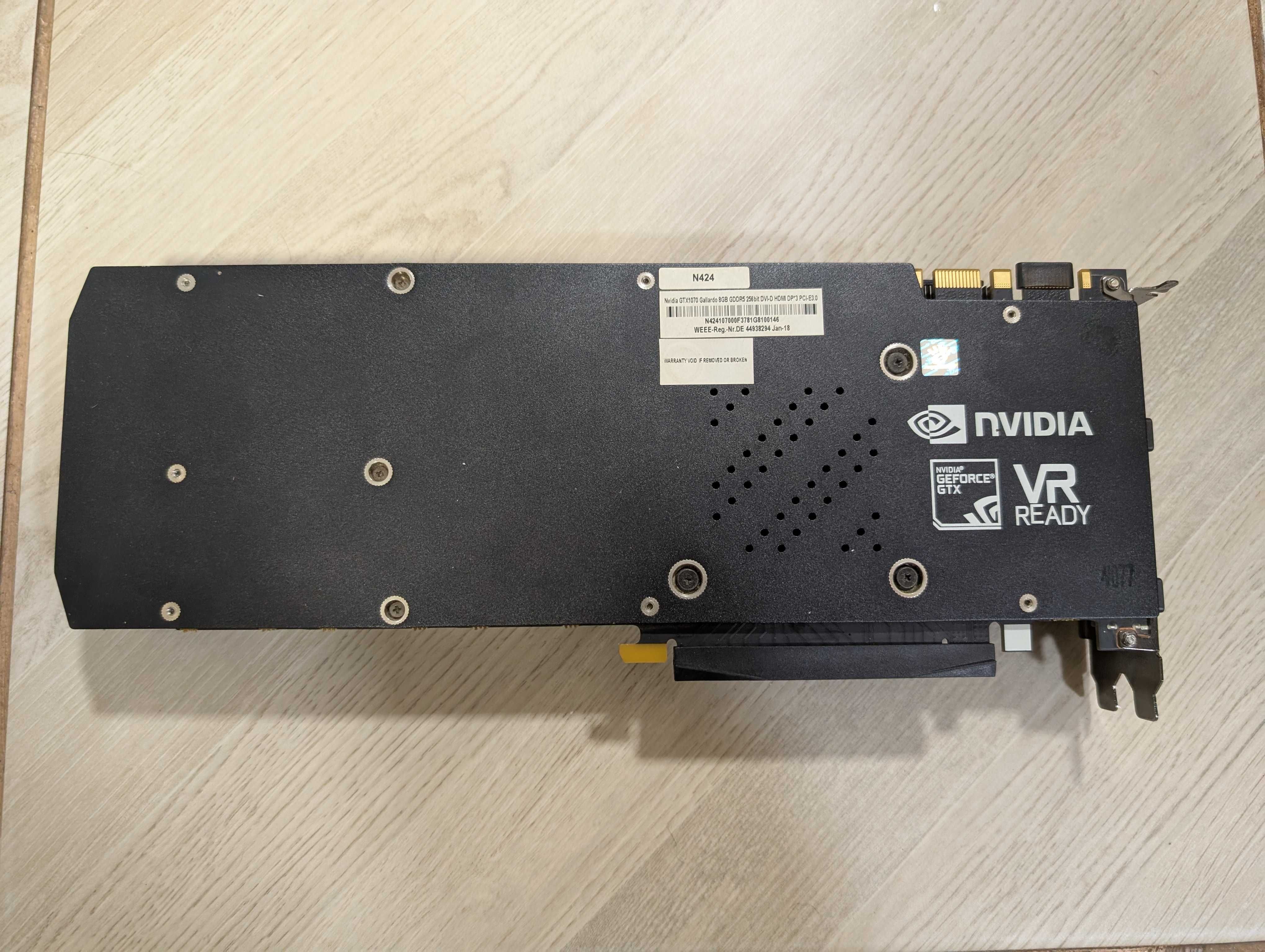 Видеокарта Manli GeForce GTX 1070 Gallardo 8Gb GDDR5 256bit