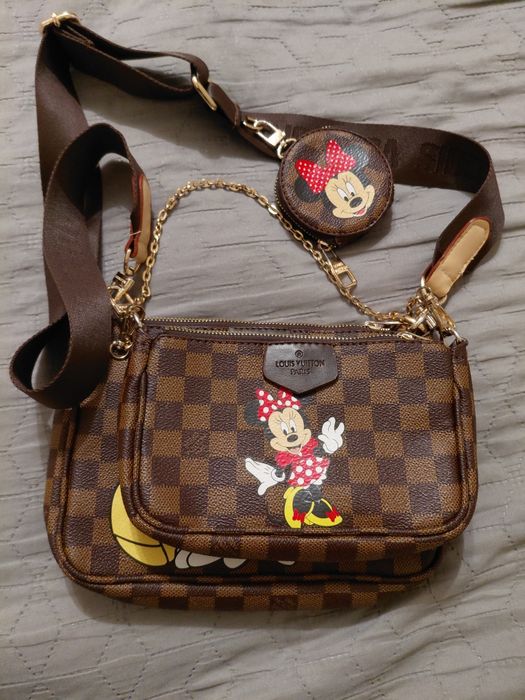 Трендова шикарна коричнева сумочка Louis vuitton !
