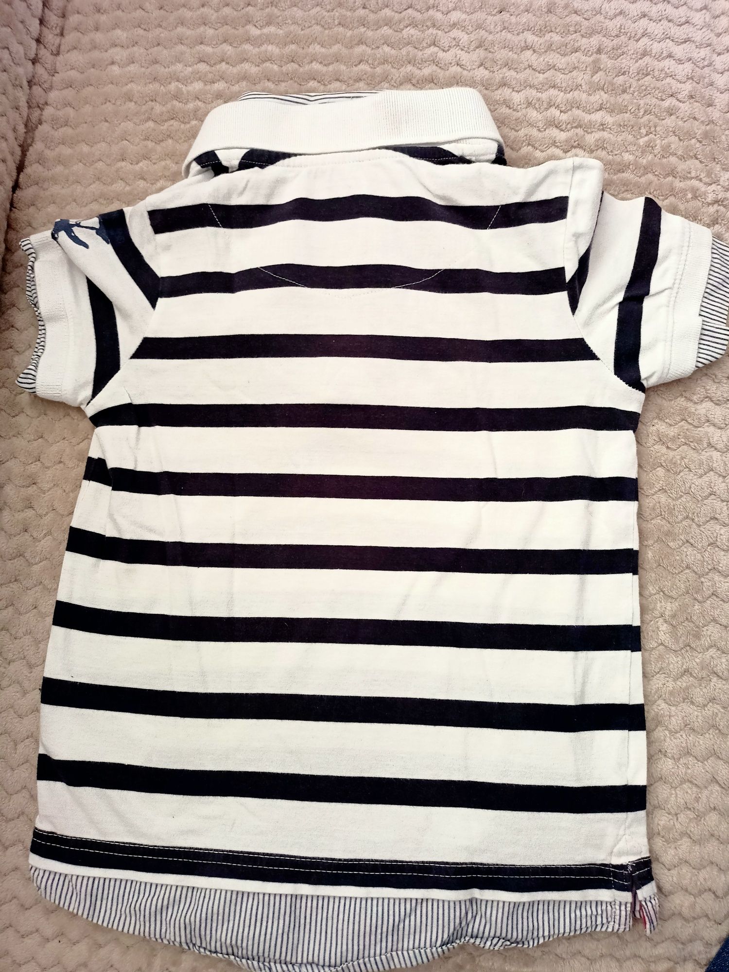 Koszulka polo z krótkim rękawem 122/128 elegancka