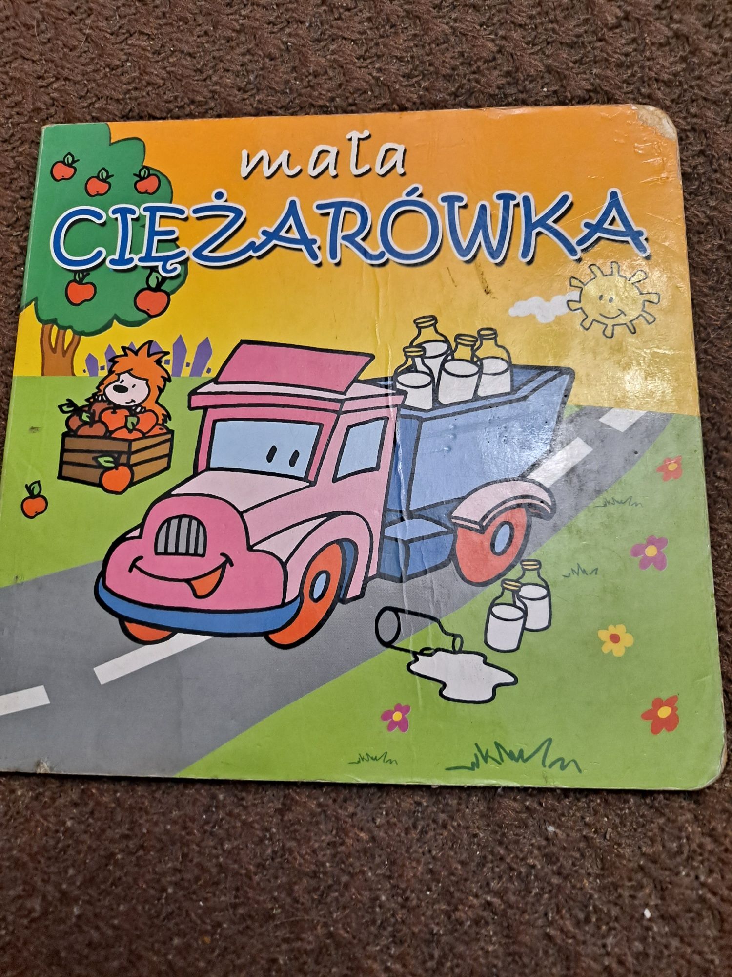 Książeczka dla dzieci mała cięzarówka