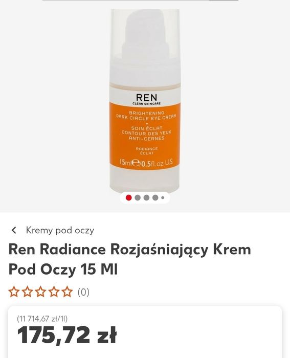 REN Rozjaśniający Krem Pod Oczy 15 ml