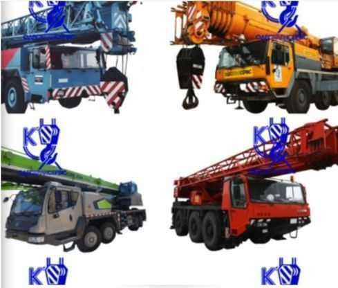 Крани автомобільні та гусеничні в оренду вантажопідємністю 45-200 тонн