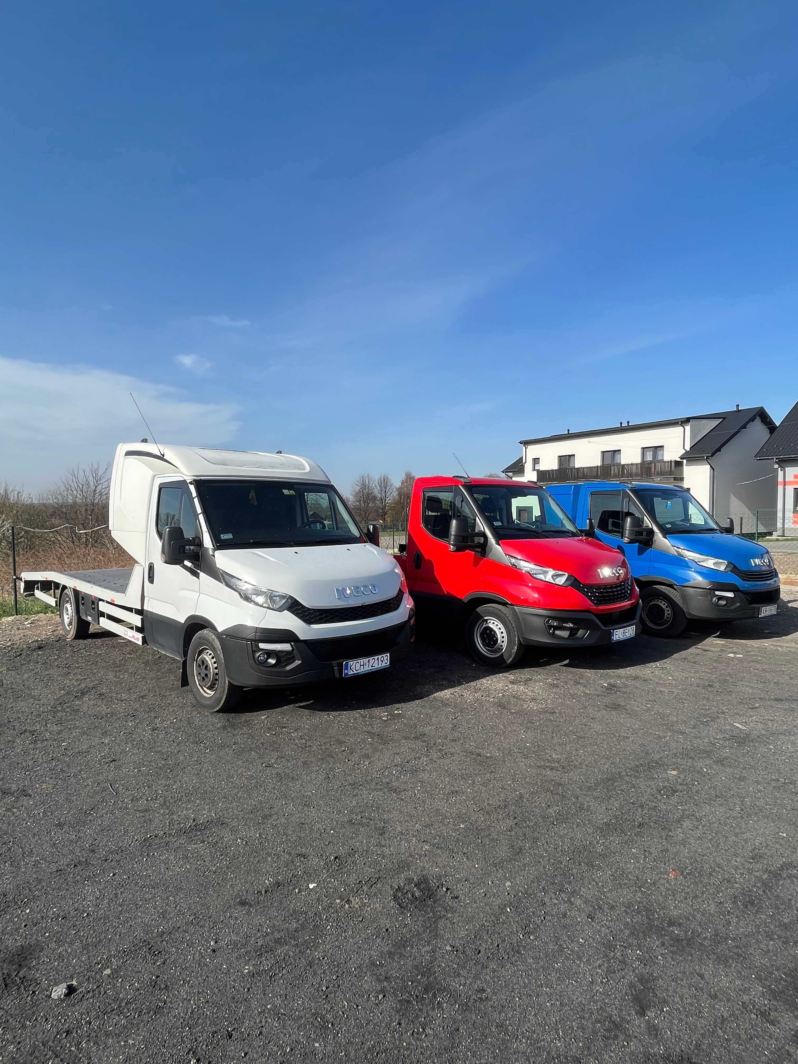 Wynajem Wypożyczalnia lawety Lawet Autolawet Iveco Daily 3.0 D