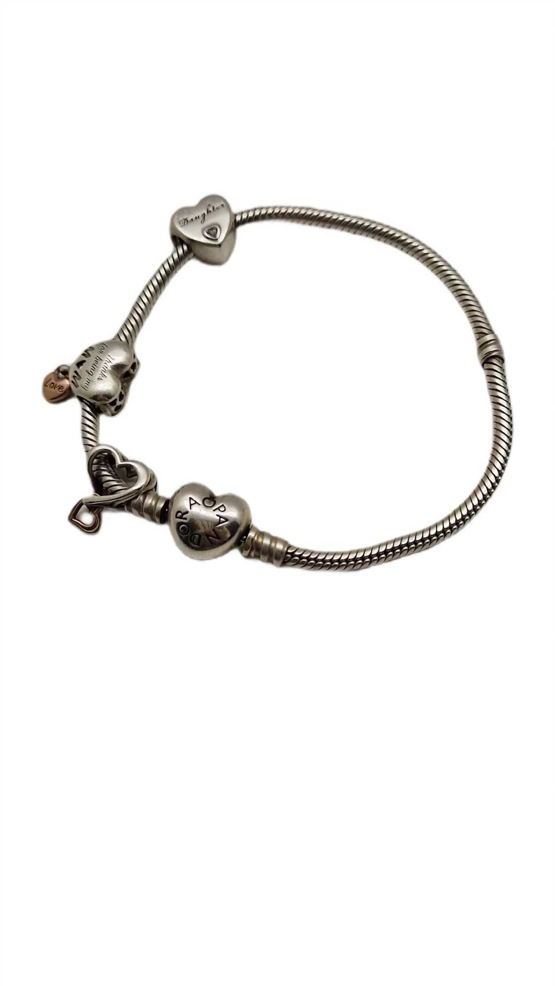 Sliczna damska bransoletka Pandora p.925 22,16 g dł.16cm