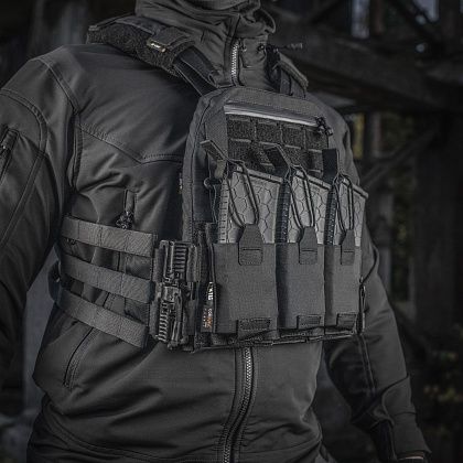 M-Tac плитоноска Cuirass QRS Black жилет розвантажувальний