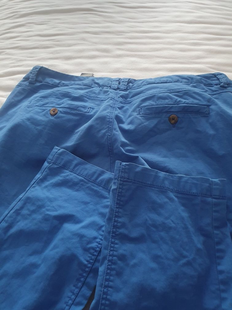 Spodnie niebieskie H&M 44