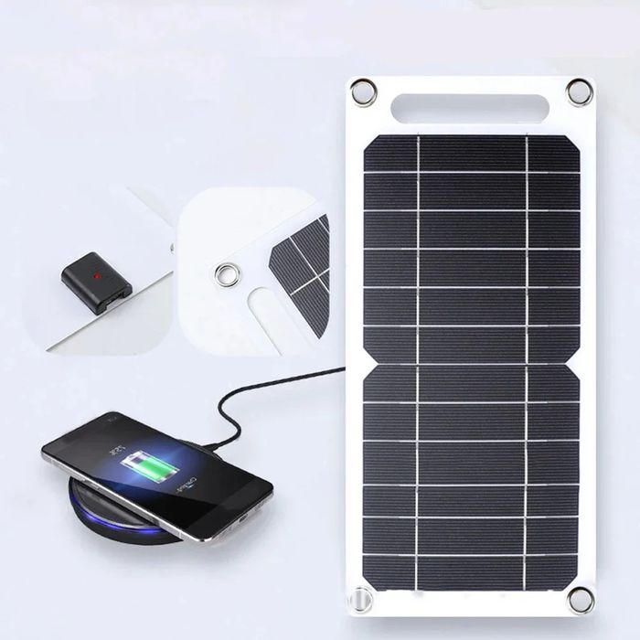 Ładowarka słoneczna panel solarny do telefonu wodoodporna 35W USB