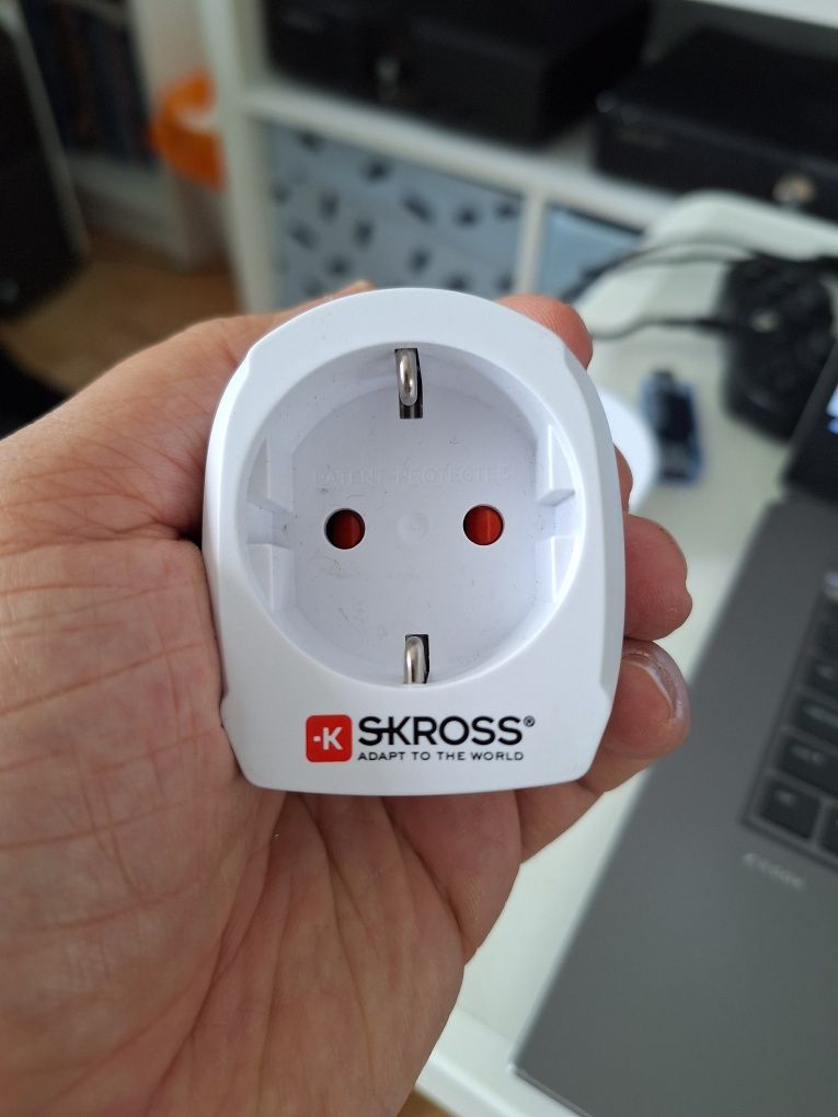Adapter przejściówka Polska EU -> Stany Zjednoczone USA