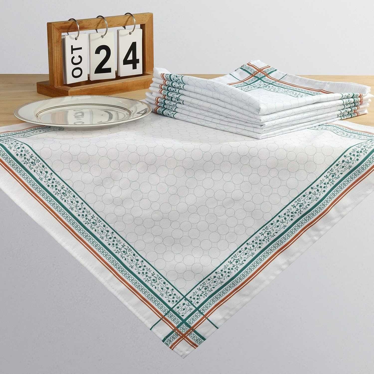 SERWETKI 4szt 45x45cm obiadowe BAWEŁNA Arquiel Cloth NOWE s056