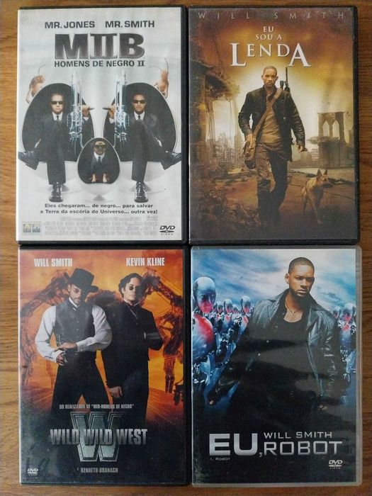 Pack original "Will Smith" 4 filmes com Will Smith