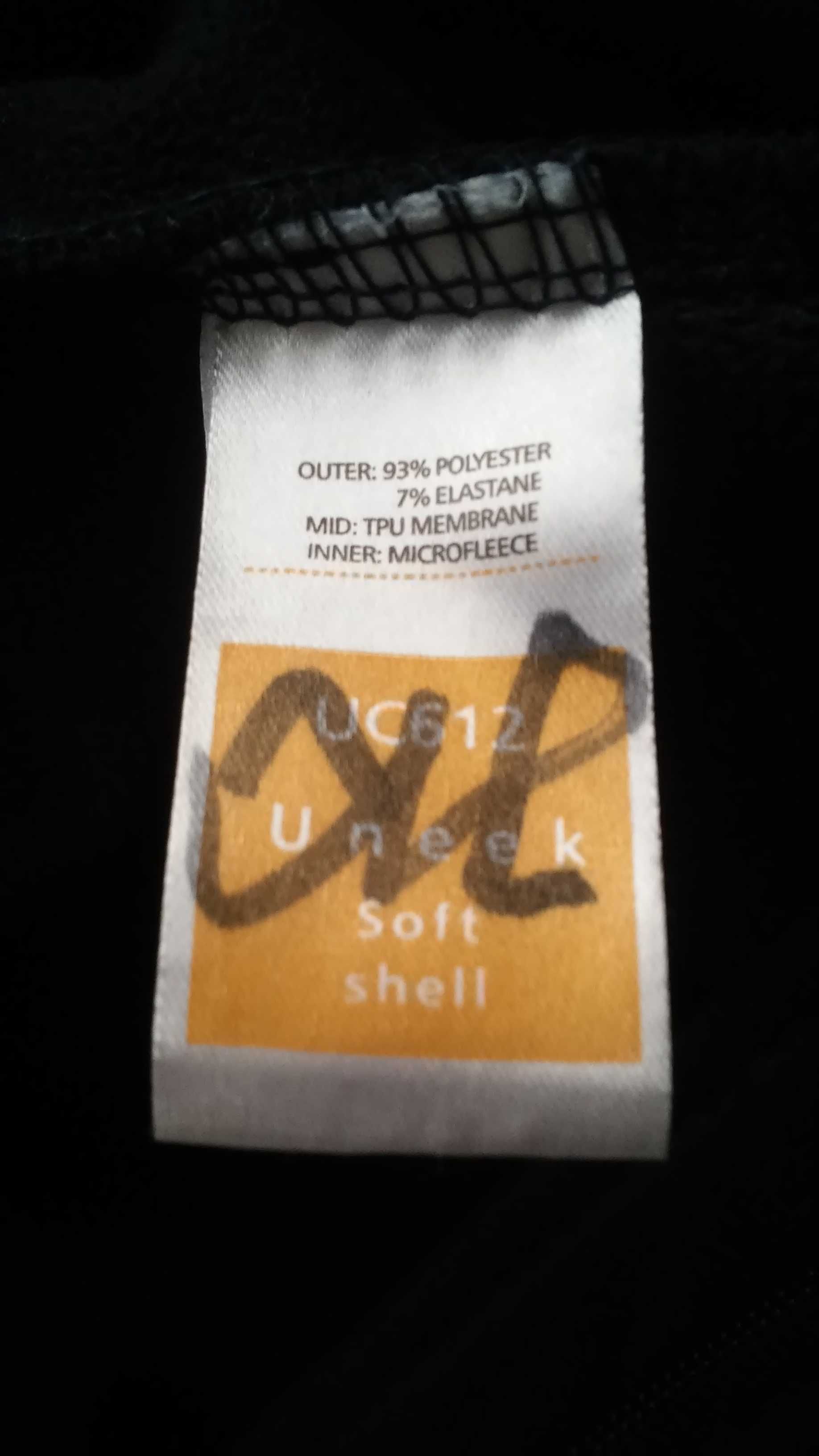 Kurtka męska Uneek Classic XL softshell oddychająca polar DUŻE ZDJĘCIA