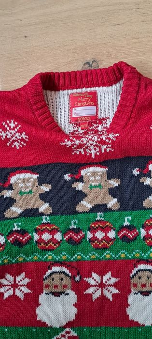 Светр, кофта в новорічний принт