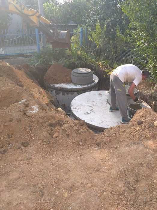 Выгребная яма септик канализация копка сливная вигрібна зливна септик