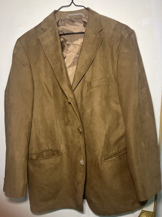 Замшевий оверсайз піджак