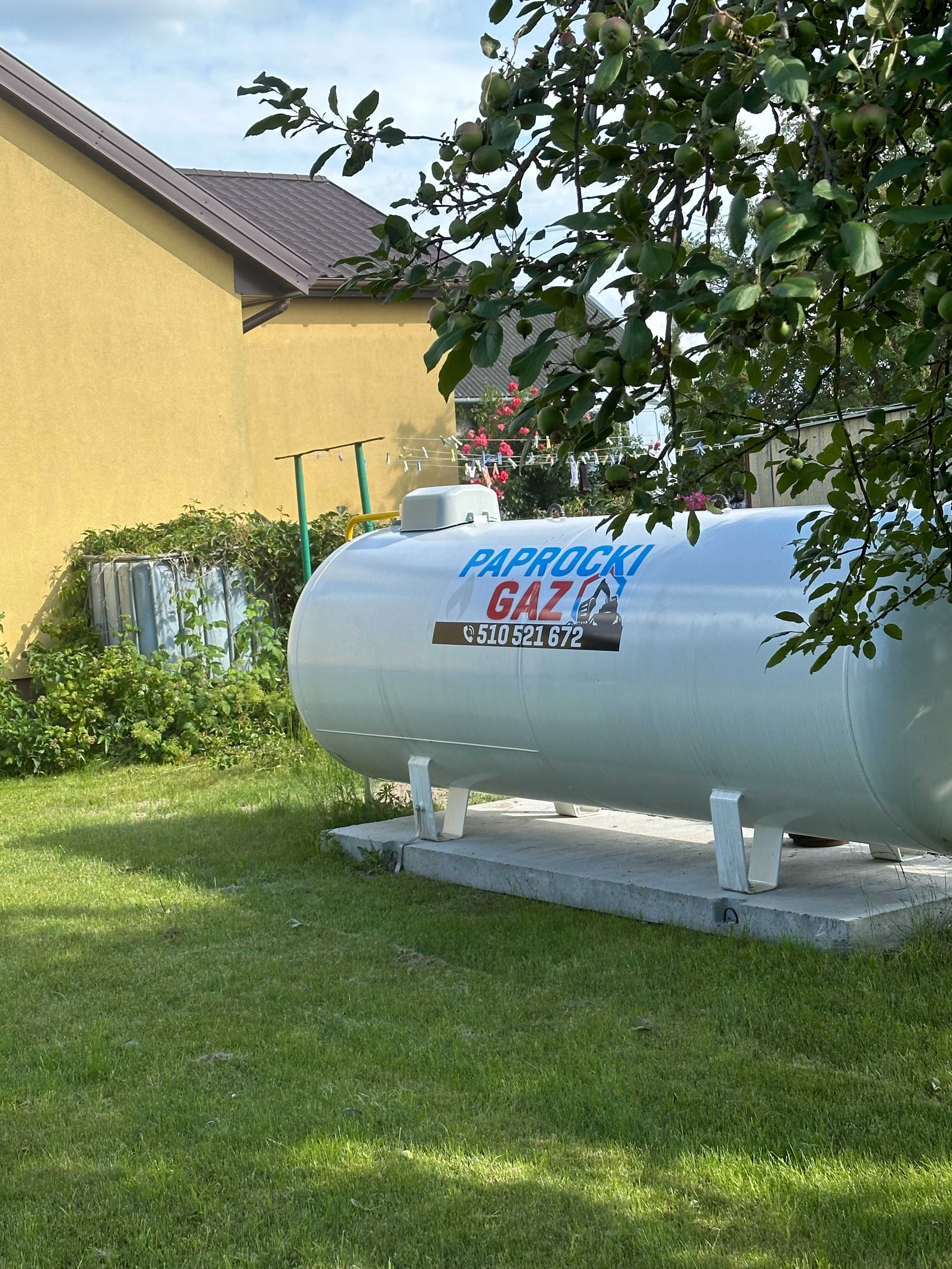 Zbiornik na gaz płynny LPG 2700L naziemny