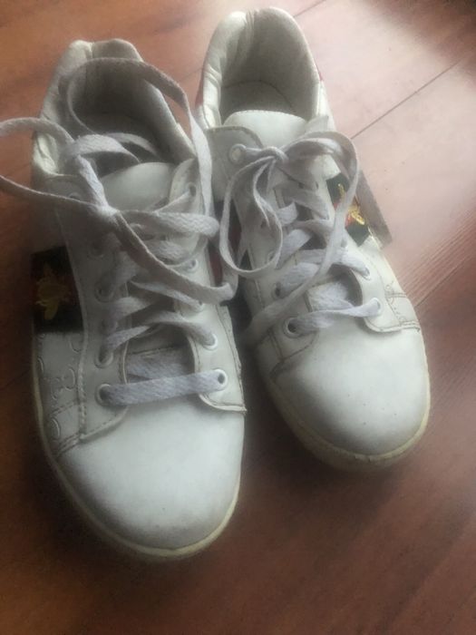 Adidasy w stylu gucci