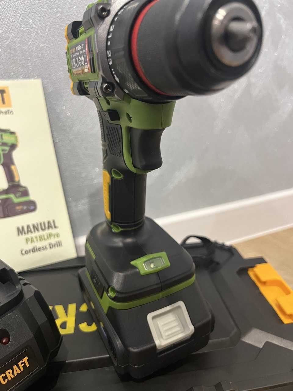 ProCraft PA-18 LiPro безщеточный безщітковий шуруповерт акумуляторний