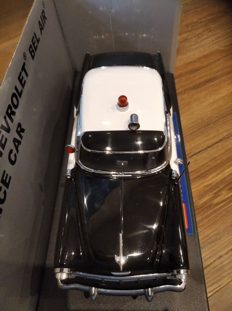 1:18 Sun Star 1954 Chevrolet Bel Air Police Car Model