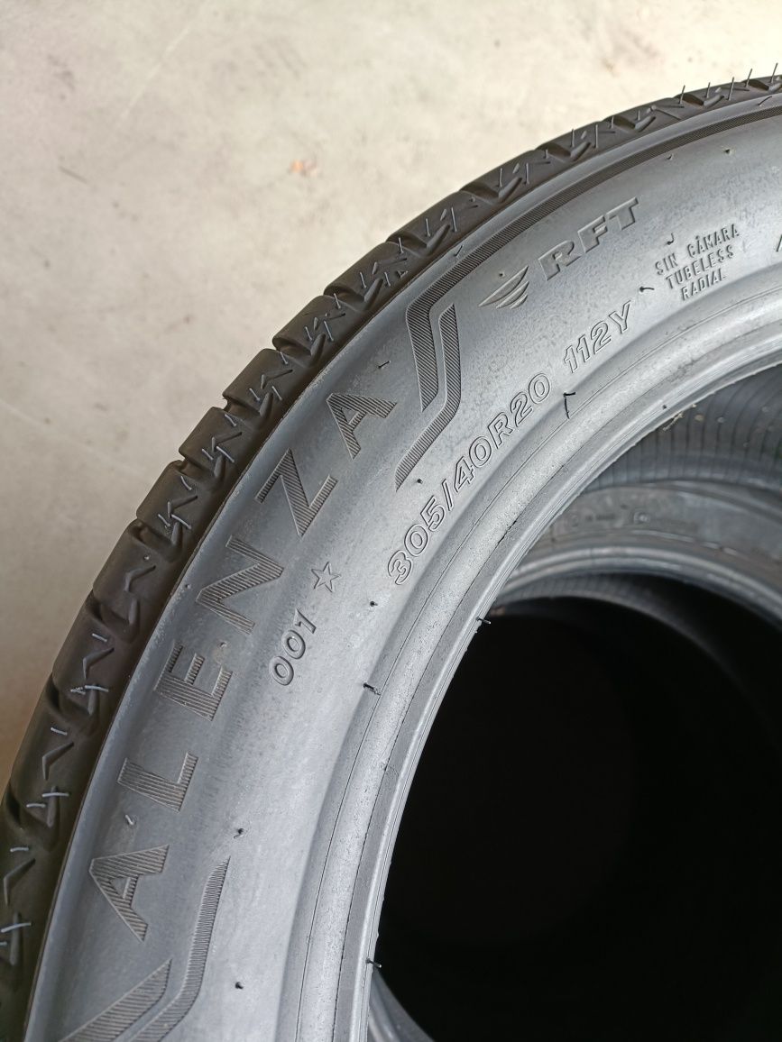 D22, 1 sztuka 305/40r20 Bridgestone Alenza 001 BMW RSC 6.5mm 2021r