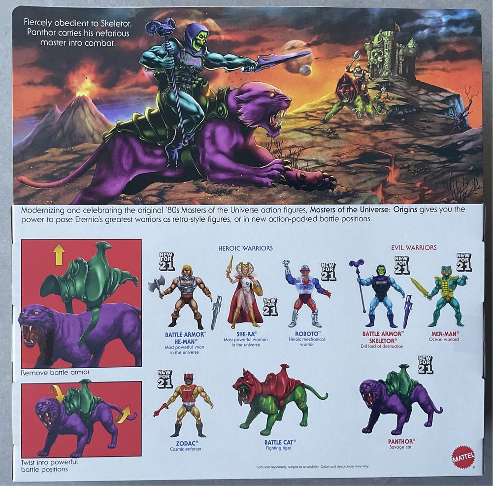 Masters of The Universe - Panthor Flocked Collectors Edition