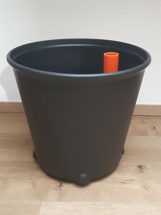 IKEA PS FEJÖ Vaso c/rega automática, preto, 32 cm