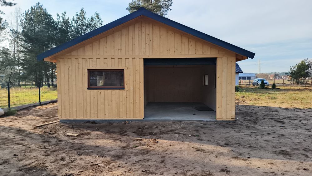 Garaż Drewniany MONTAŻ GRATIS