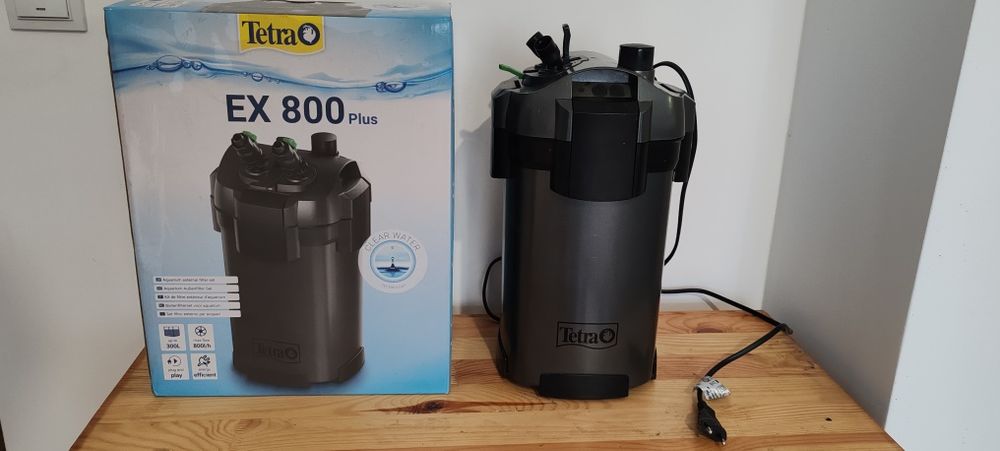 Filtr zewnętrzny kubełkowy do akwarium 100-300l Tetra EX800 plus