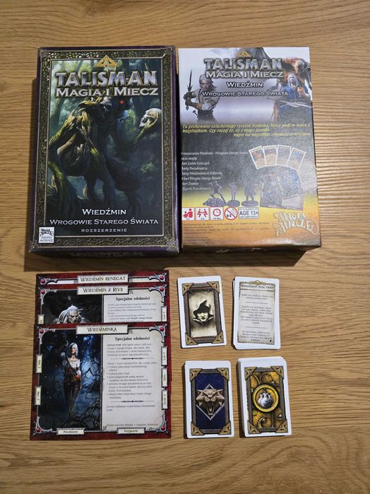 Gra planszowa Talisman Magia i Miecz Wiedźmin dodatek fanowski