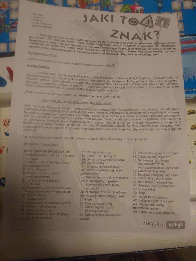 Gra planszowa Jaki to znak od 6 lat