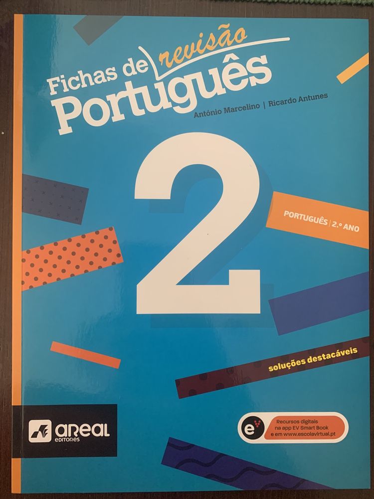 Livros de revisoes de Portugues e matematica. 2 ano.