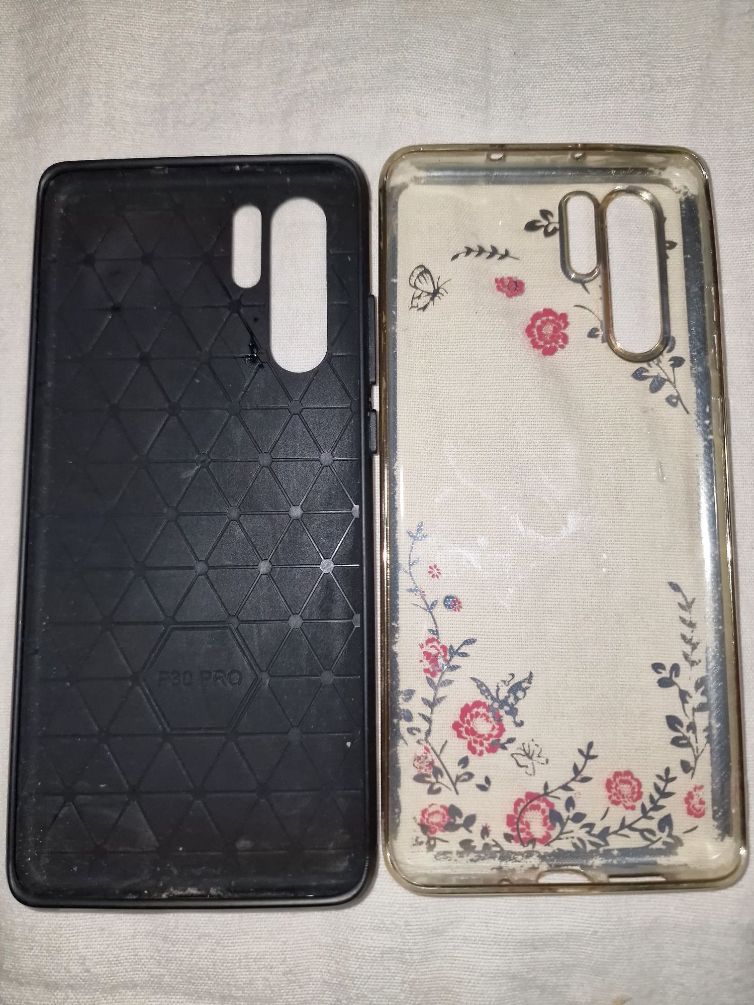 Dwa etui na telefon Huawei P30 pro