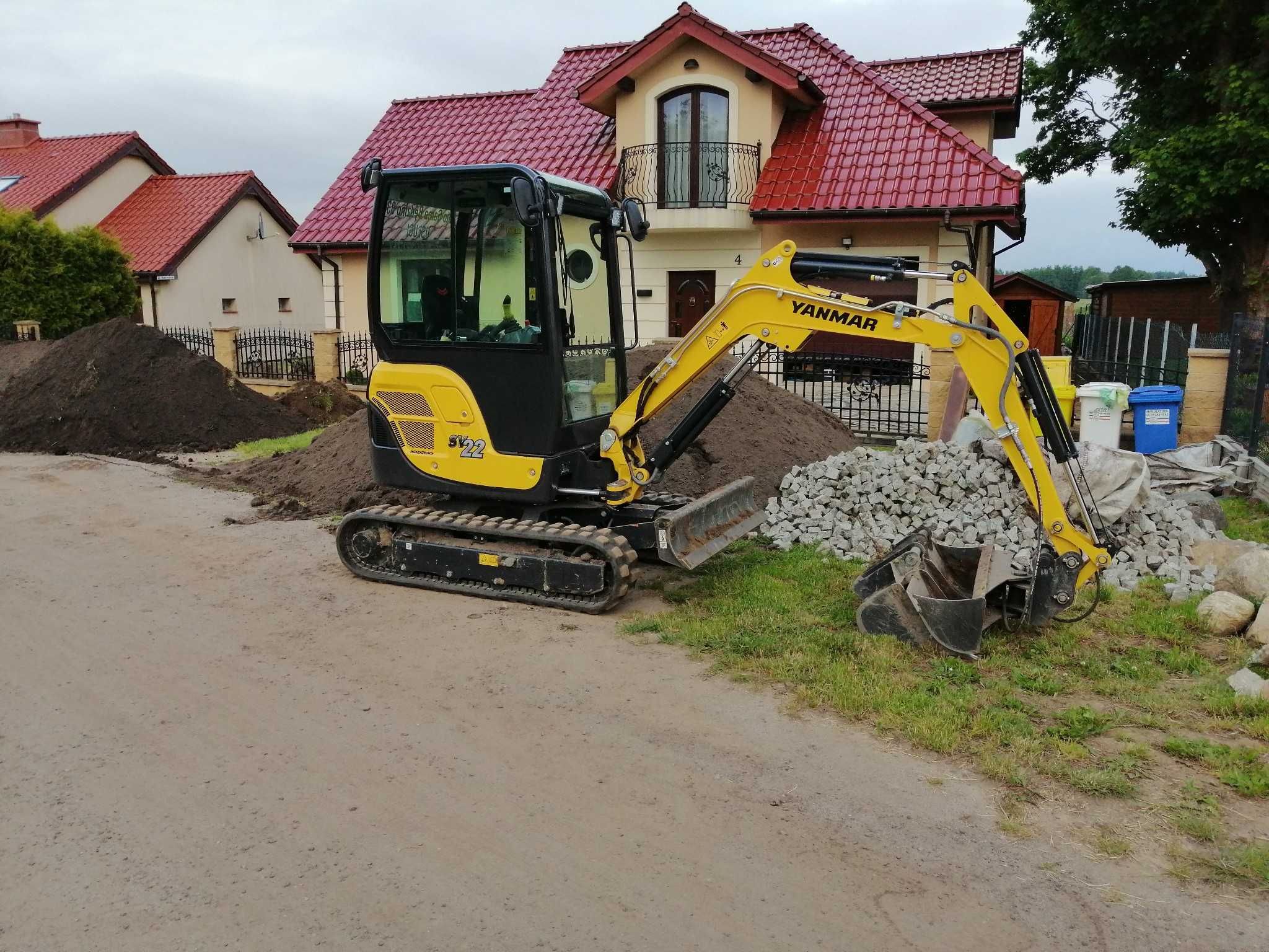 ** Usługi minikoparka ** Wywrotka  3.5 T  ** prace ziemne **