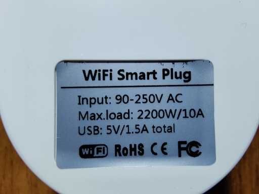 Wi-Fi smart socket смарт розумна розетка з USB