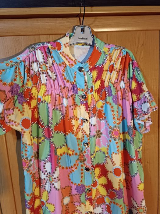 Zwiewna letnia sukienka oversize