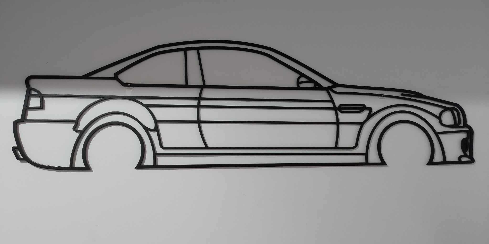 Naścienny model auta BMW E46