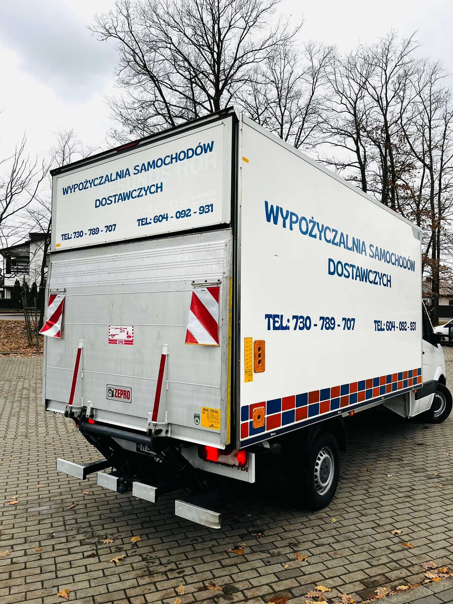 Wypożyczalnia , Wynajem samochodów dostawczych  BUS - WINDA - KONTENER