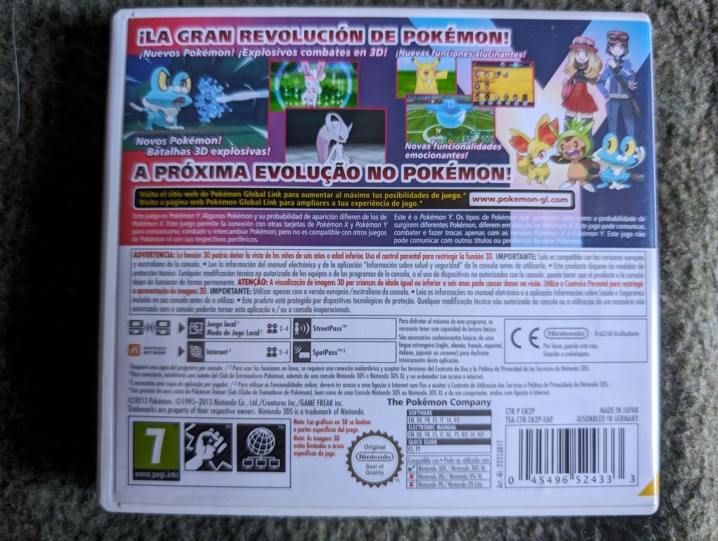 Pokémon Y Nintendo 3DS