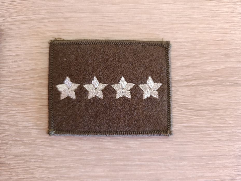 Pagon (dystynkcja) na kurtkę Starszy chorąży sztabowy Straż Graniczna