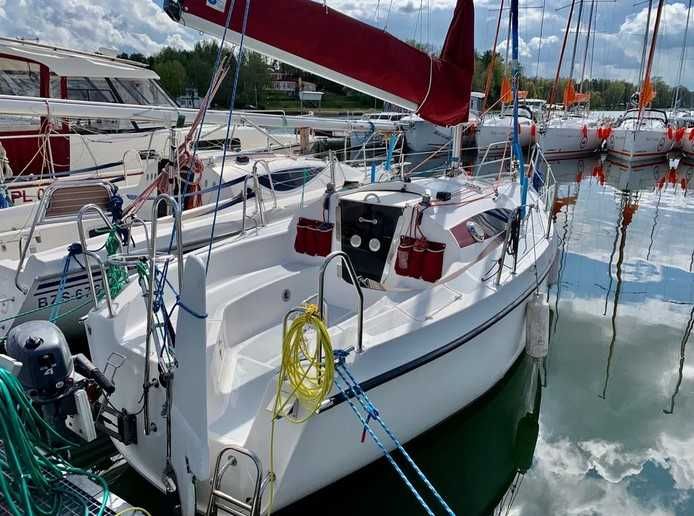 Sprzedam jacht żaglowy Sasanka 660 nowy grot Faktura żaglówka WJM